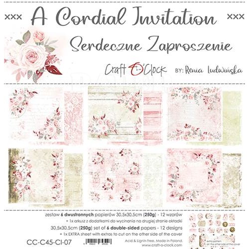 A CORDIAL INVITATION - 12 x 12